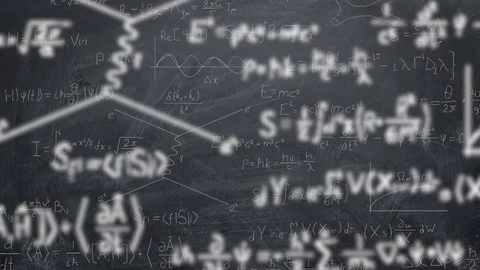 Math Formula Stock Footage 124879977