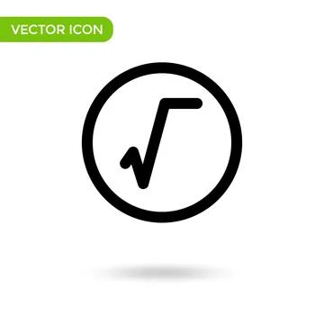 Math formula icon. minimal and creative icon isolated on white background. ve イラスト素材