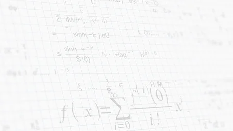 math formulas animation | Stock Video | Pond5