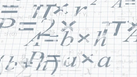 Math formulas animation Stock Footage 111828168