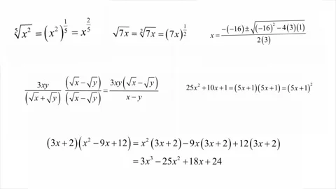 Math formulas blur multiple static whiteboard Stock Footage 151277815