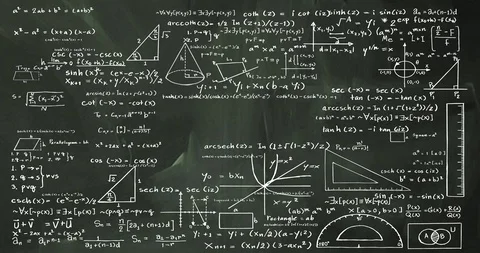Math Formulas Stock Footage 104898984