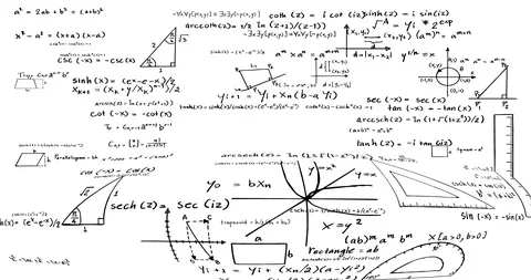 Math Formulas Stock Footage 104913905