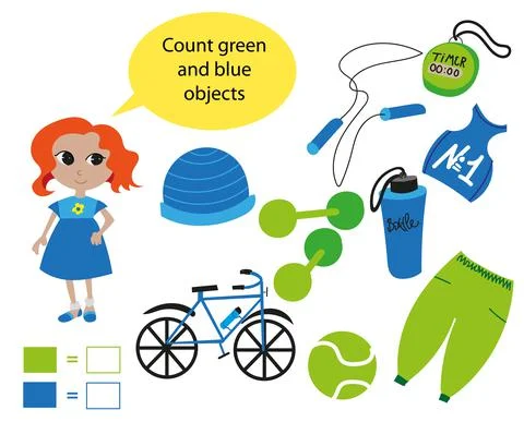 Math game 스톡 일러스트