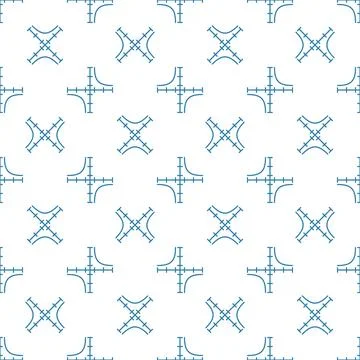 Math Graph vector concept minimal thin line seamless pattern Illustrazione stock