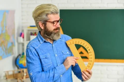 Math graphic tools. Math is favorite subject. study algebra in college. formal Stock Photos