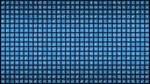 Math Grid Stock-Footage 83496380