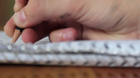 MATH HOMEWORK Stock Footage 24948953