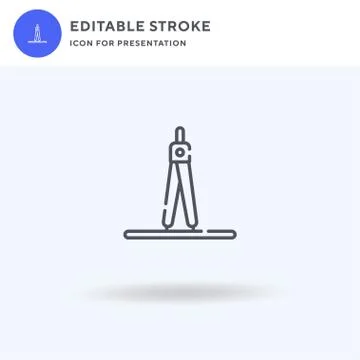 Math icon vector, filled flat sign, solid pictogram isolated on white, logo Illustrazione stock