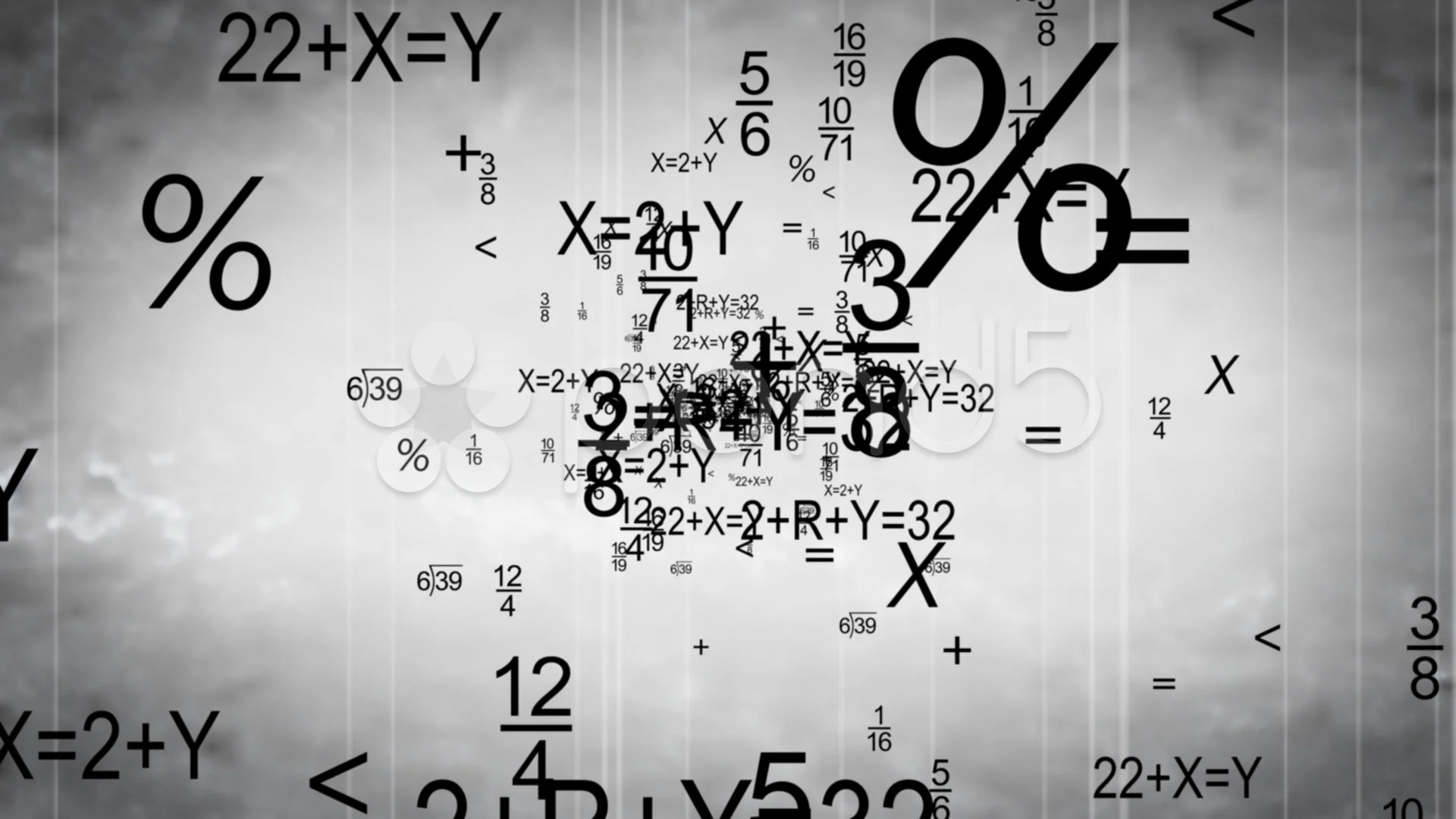 mathematics background animation