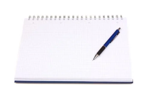 Math notebook Stock Photos