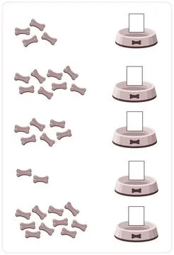 A math page for a schoolboy is book. Practicing the skills of counting in threes Stock Illustration