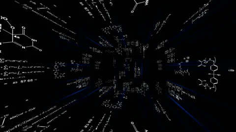 Math physics formulas 1 Stock Footage 40394572