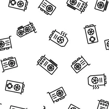 Math Science Education Vector Seamless Pattern Stock Illustration