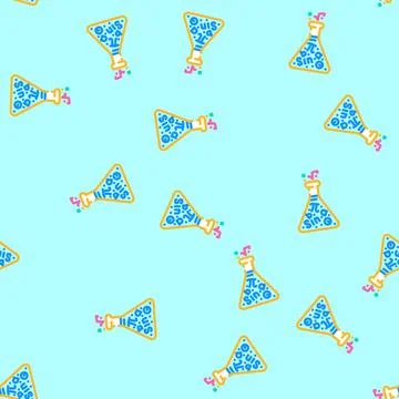 Math science education vector seamless pattern Illustrazione stock