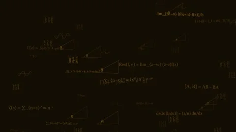 Math science equations in motion Stock Footage 332056531