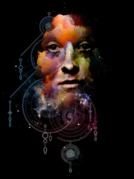 Math of Self. Stock Illustration