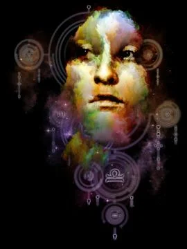 Math of Self. Stock Illustration