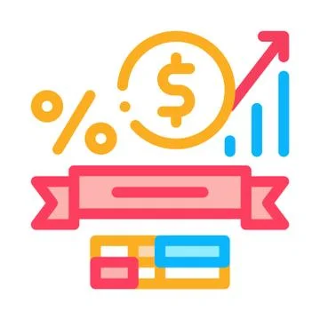 Math Subjects Graduation Icon Vector Outline Illustration Illustrazione stock