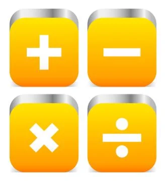 Math symbols Illustrazione stock