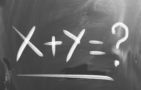 Math text concept Illustrazione stock