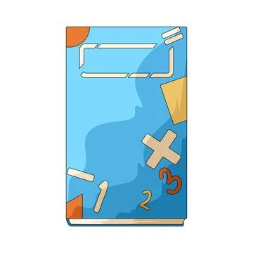 Math textbook illustration Stock Illustration