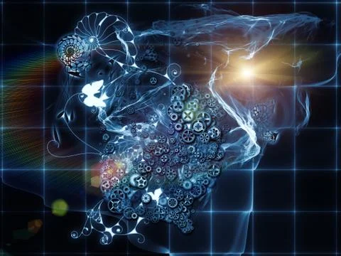 Math Visualization Composition Stock Illustration