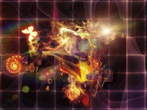 Math Visualization Composition Illustration