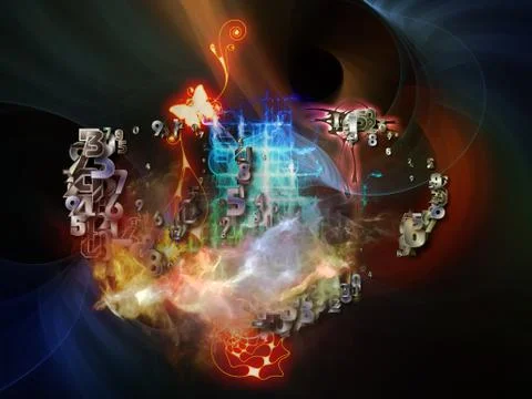 Math Visualization Composition イラスト素材