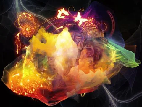 Math Visualization Energy Stock Illustration