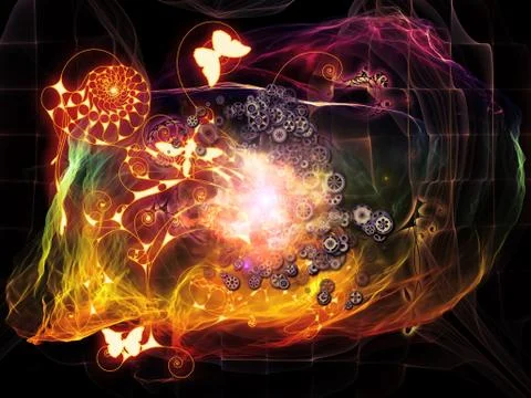 Math Visualization Energy Stock Illustration