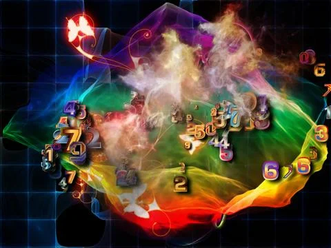 Math Visualization Metaphor Stock Illustration