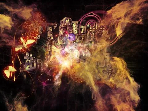 Math Visualization Metaphor Stock Illustration