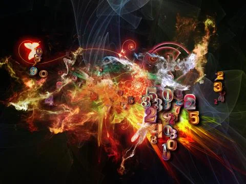 Math Visualization Synergy Stock Illustration