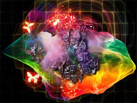Math Visualization Technologies Stock Illustration