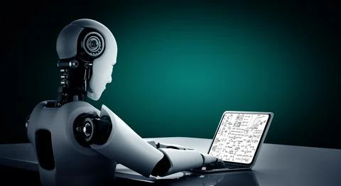 Mathematic equations and modish formula on computer screen Illustrazione stock