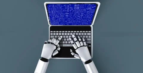 Mathematic equations and modish formula on computer screen 스톡 일러스트