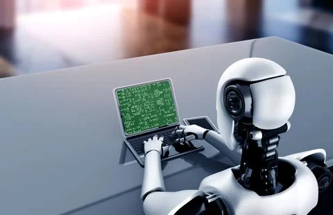 Mathematic equations and modish formula on computer screen 스톡 일러스트