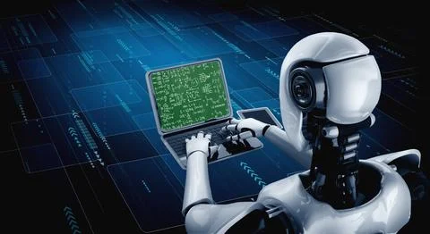 Mathematic equations and modish formula on computer screen Stock Photos