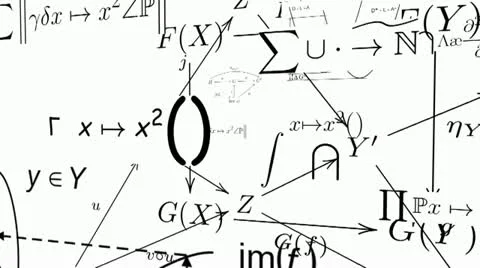 Mathematic equations Video stock 11340759