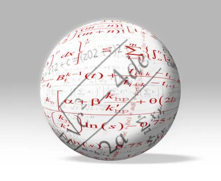 Mathematic Formulas Stock Illustration