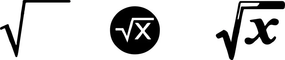 Mathematic icon isolated on background Stock Illustration