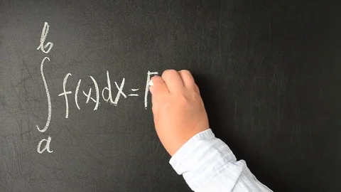 	Mathematical analysis. Newton-Leibnitz formula. Stock-Footage 79730899
