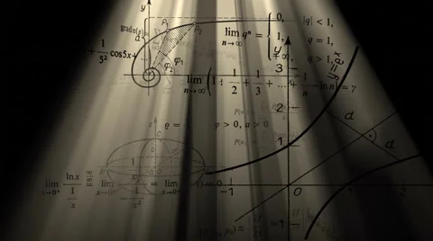 Mathematical background. Stock Footage 42142703