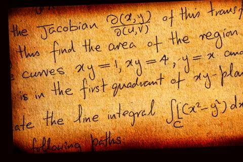 Mathematical background Stock Photos