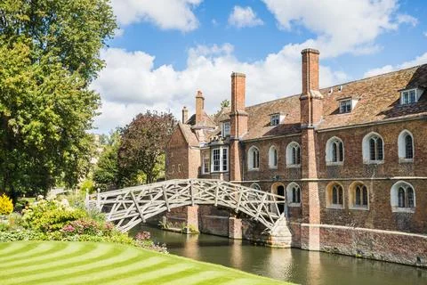 Mathematical Bridge in Cambridge Stock Photos