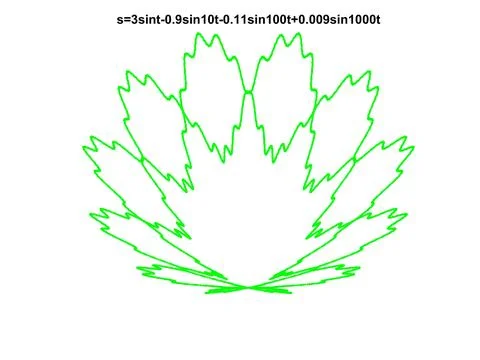Mathematical bush Illustrazione stock