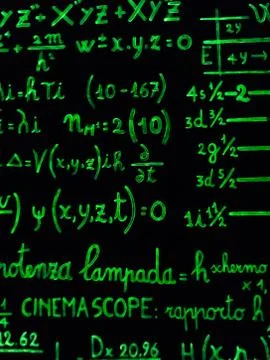 Mathematical calculation Foto stock