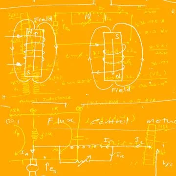 Mathematical engineering background Stock Illustration