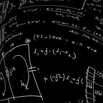 Mathematical engineering background 스톡 일러스트